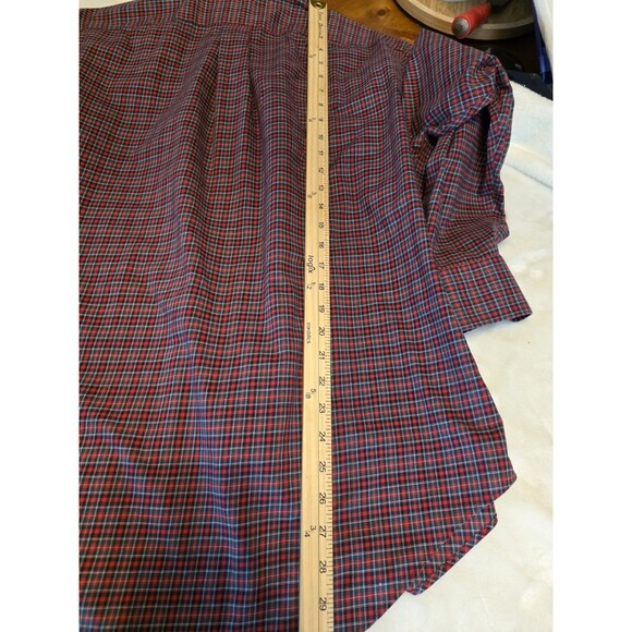 Polo‎ Ralph Lauren 16.5 -32/33  Red Plaid Classic Fit Button Down Shirt - Picture 8 of 8